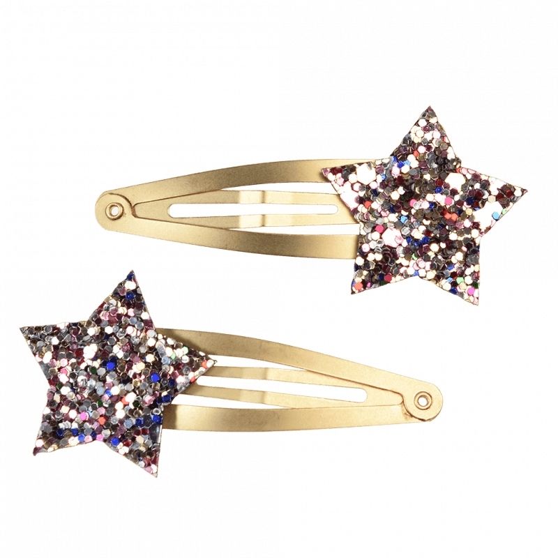 Rex London Fairies In The Garden Glitter Star Hair Clips
