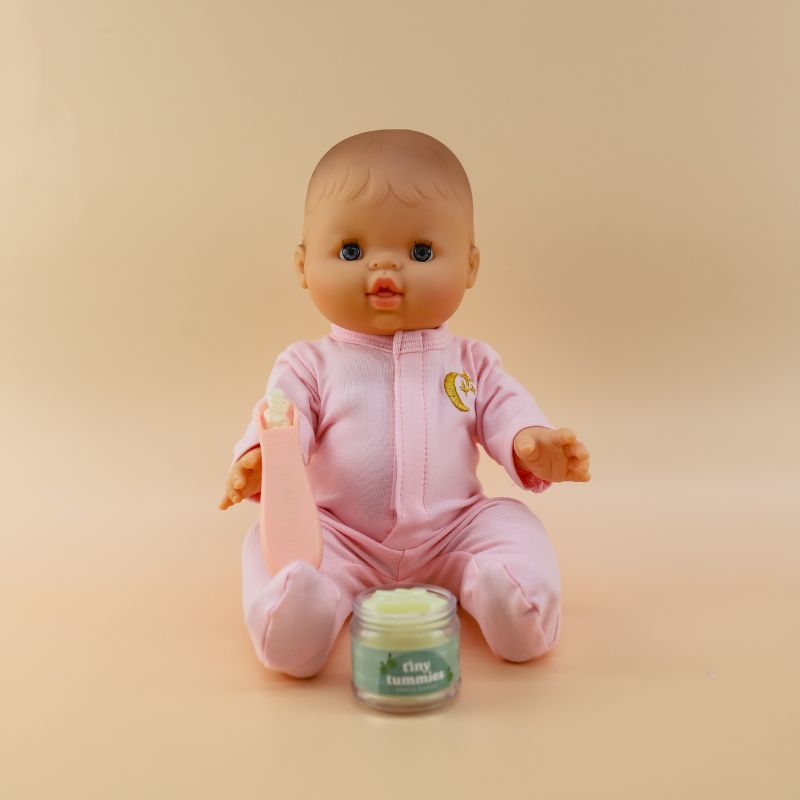 Tiny Harlow Tiny Tummies Apple Puree Jar & Spoon Set