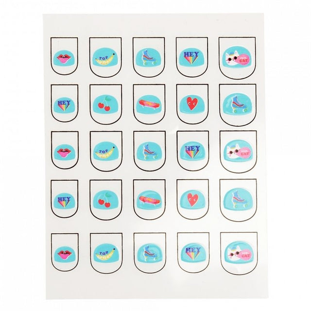 Rex London Top Banana Nail Stickers